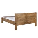 Houten bed Porto Alegre I Geolied massief moeraseikenhout - 160 x 200cm