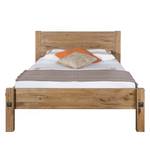 Houten bed Porto Alegre I Geolied massief moeraseikenhout - 140 x 200cm