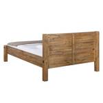 Houten bed Porto Alegre I Geolied massief moeraseikenhout - 140 x 200cm