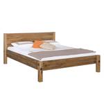 Houten bed Porto Alegre I Geolied massief moeraseikenhout - 180 x 200cm