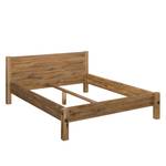 Houten bed Porto Alegre I Geolied massief moeraseikenhout - 180 x 200cm