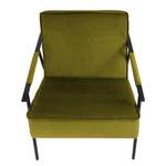 Fauteuil Canoas II fluweel - Velours Ravi: Avocado