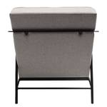 Fauteuil Canoas II Velours - Tissu Idis: Gris