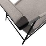 Fauteuil Canoas II Velours - Tissu Idis: Gris