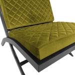 Fauteuil Bourke I antieke leerlook - Fijn golvend avocado