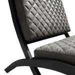 Fauteuil Bourke I antieke leerlook - Antraciet