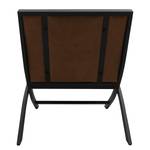 Fauteuil Bourke I Aspect cuir vieilli - Cognac