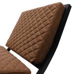 Fauteuil Bourke I antieke leerlook - Cognackleurig