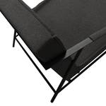 Fauteuil Canoas II Velours - Tissu Idis: Anthracite