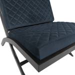 Fauteuil Bourke I Aspect cuir vieilli - Bleu foncé