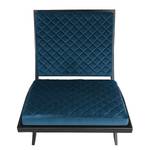 Fauteuil Bourke I antieke leerlook - Marineblauw