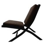 Fauteuil Bourke I Aspect cuir vieilli - Marron