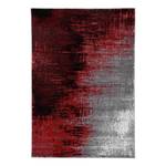 Tapis Monia I Fibres synthétiques - Rouge / Gris - 160 x 235 cm