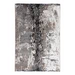 Laagpolig vloerkleed Monia Ground kunstvezels - grijs - 80 x 150 cm