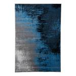 Laagpolig vloerkleed Monia II kunstvezels - blauw/grijs - 160 x 235 cm