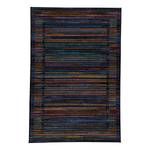 Tapis Monia Night Fibres synthétiques - Noir / Multicolore - 80 x 150 cm