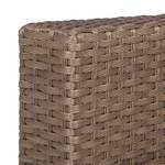 Loungesofa Facil Webstoff / Polyrattan - Khaki / Cappuccino