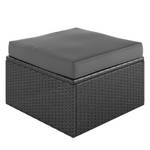 Loungeset Paradise Lounge V (4-teilig) Polyrattan / Webstoff - Grau / Anthrazit