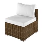 Loungeset Joye II (5-teilig) Polyrattan / Webstoff - Beige / Braun