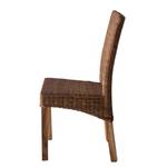 Chaises Bali II (lot de 2) Rotin / Bois de suar massif - Marron  / Suar