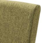 Chaises Flen II (lot de 2) Tissu / Hêtre massif - Hêtre - Vert olive - Hêtre foncé