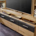 Tv-meubel Soldeu Artisan eikenhouten look/grijs