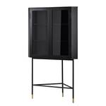 Armoire d’angle Luuk Noir mat / Doré