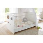 Lit bébé hülsta now minimo MDF - Blanc neige