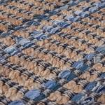 Kurzflorteppich Sienna 110 Baumwollstoff - Blau - 200 x 290 cm