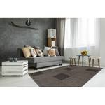 Laagpolig vloerkleed Indonesia-Sulawesi Taupe - 80 x 230 cm