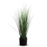 Kunstpflanze Gras PVC - Grün - Höhe: 55 cm