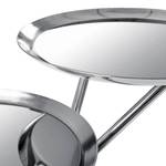 Beistelltisch Ella Spiegelglas / Metall - Silber
