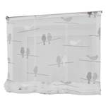 Store bateau Birds II Tissu - Blanc / Gris - 140 x 170 cm