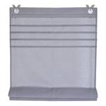 Store bateau Kessy I Tissu - Gris - 60 x 140 cm