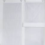 Store bateau Kessy II Coton / Polyester - Blanc - 100 x 140 cm