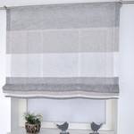Raffrollo Marit II Webstoff - Grau / Beige / Weiß - 100 x 170 cm