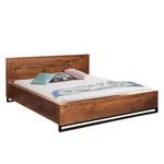Houten bed Woodson Bruin acaciahout - 140 x 200cm