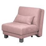 Canapé convertible Tenorio Microfibre - Mauve - Largeur : 80 cm