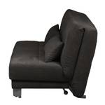 Canapé convertible Tenorio Microfibre - Noir - Largeur : 140 cm