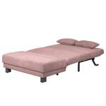 Canapé convertible Tenorio Microfibre - Mauve - Largeur : 120 cm