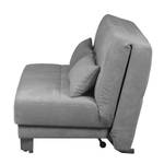 Schlafsofa Tenorio Microfaser - Grau - Breite: 156 cm