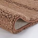 Tapis de bain Monrovia Tissu mélangé - Marron clair - 70 x 120 cm