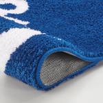 Badmat Anchor textielmix - blauw - 55 x 55 cm