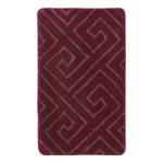 Tapis de bain Jenna Tissu mélangé - Rouge Bordeaux - 60 x 100 cm