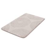 Tapis de bain Cosima Tissu mélangé - Gris clair - 70 x 120 cm