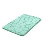 Tapis de bain Soapy Tissu mélangé - Turquoise - 60 x 90 cm