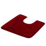 Tapis WC Cosima Tissu mélangé - Rouge Bordeaux