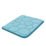 Badmat Soapy textielmix - Lichtblauw - 50 x 60 cm