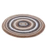 Tapis de bain Mandala Tissu mélangé - Marron clair - Diamètre : 60 cm