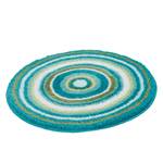 Tapis de bain Mandala Tissu mélangé - Vert - Diamètre : 100 cm